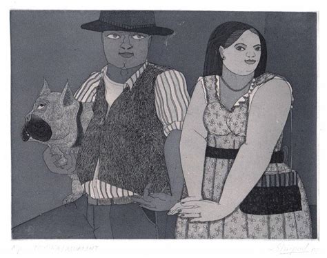 "Untitled 1": Grey Printmaking (7x9) by Shripad Gurav – ArtZolo.com