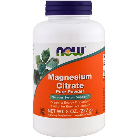 Now Foods Magnesium Citrate Pure Powder | YourhealthBasket