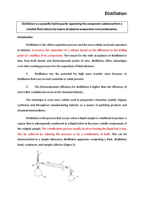 Image result for Distillation Separation Process