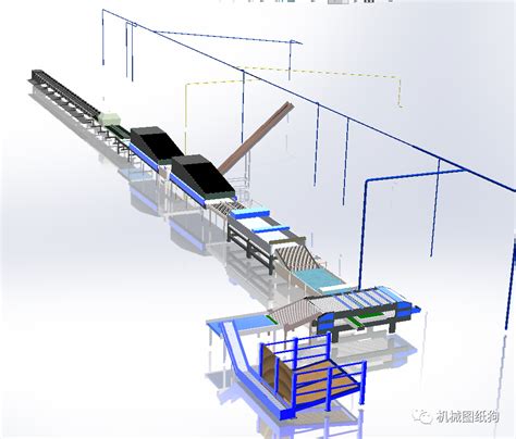 蓄电池组装流水线3D模型3D模型下载_三维模型_STEP模型 - 制造云 | 产品模型