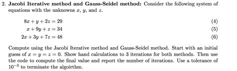 Image result for Gauss Jacobi Method Example