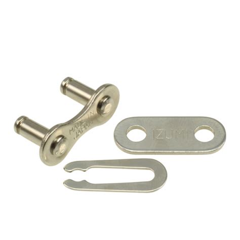 IZUMI Missing Link 1/2 x 1/8" Kettenschloss Silber