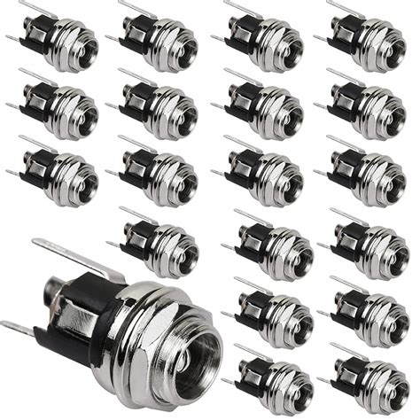 DIYhz 2.5mm DC Power Jack Socket, Panel Mount DC Power India | Ubuy