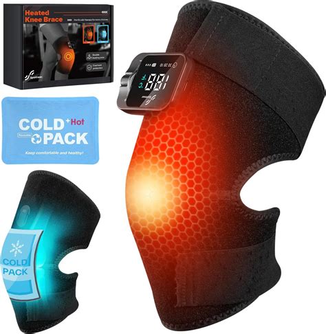 Amazon.com: Sportneer Heated Knee Brace with Ice Pack for Pain Relief ...