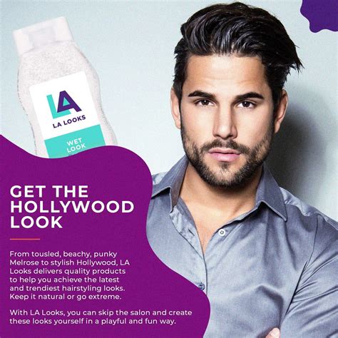 LA Looks Styling Hair Gel 20 Oz - Absolute Fixation for Wet Look Hair ...