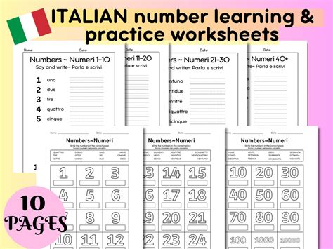Image result for Learn Italian Numbers Book
