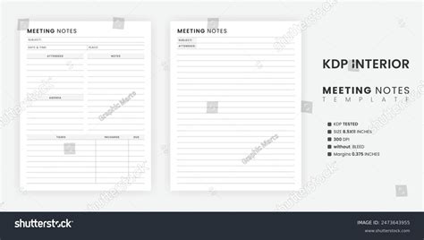 Simple Meeting Notes Template 的图像结果