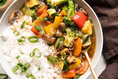Steamed Rice With Vegetables
