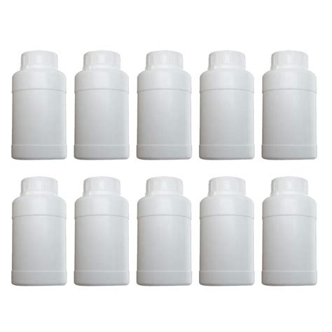 Buy Jutagoss Plastic Lab Reagent Bottle, 250ml Wide Mouth Sample ...