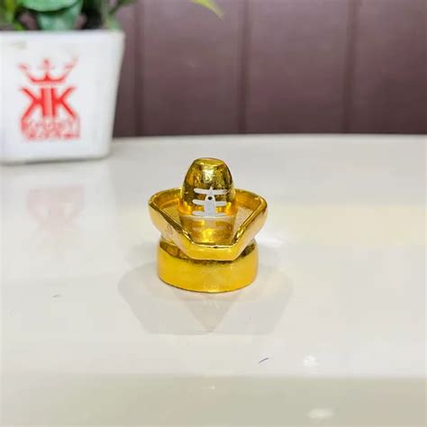 Kridaykraft Metal Shivling for Pooja Small Size Shiv Lingam Statue Idol ...