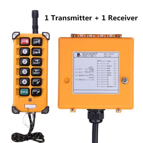 Buy Hoist Industrial Wireless Radio Remote Control Crane Lift Switch ...