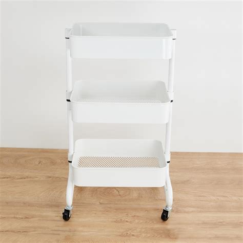 Buy Tranzit Rectangular Metal Kitchen Trolley from Home Centre at just ...