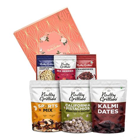 Nutty Gritties Hamper Premium Dry Fruits Combo Diwali Gift Box 1.5kg ...