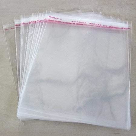 DIVYANA Transparent Saree Cover/Plastic Bag/Self Adhesive Resealable ...