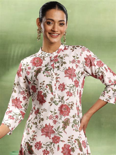 Buy White Printed Rayon Co-Ords Online at Rs.839 | Libas