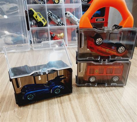 Hot Wheels Storage Box - Hard Plastic (minor scratches due to storage ...