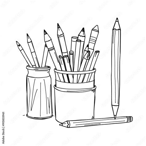 Picture of School Stationery Coloring Pages 的图像结果
