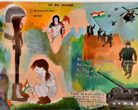 nation first, always first drawing for competition in a3 sheet - Brainly.in