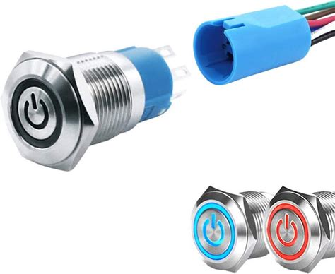 WerFamily 2 Colors Red Blue Power Indicator LED 16mm | Ubuy India