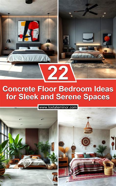 22 Concrete Floor Bedroom Ideas for Sleek & Serene Spaces - Lost At E Minor