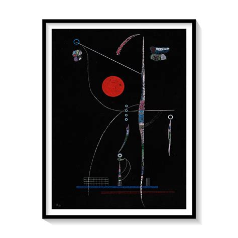 Red Painting & Wall Art Print by Wassily Kandinsky - Dessine Art