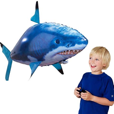 Remote Control Flying Shark Toy Air Swimming Fish RC Animal Toy for ...