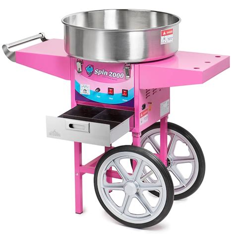 Olde Midway Cotton Candy Machine and Electric Candy Floss Maker w Cart ...
