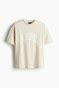 Loose Fit Printed T-shirt - White/La Brea - Men | H&M IN