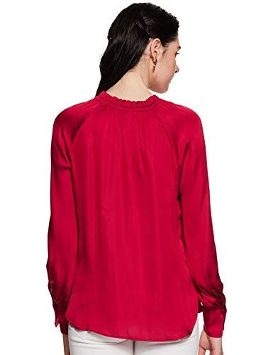 Buy Marks & Spencer Women's Plain Regular fit Shirt (T43/1904_Pink 5XL ...