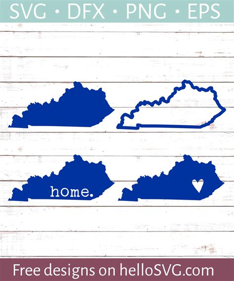 Kentucky SVG - Free SVG files | HelloSVG.com