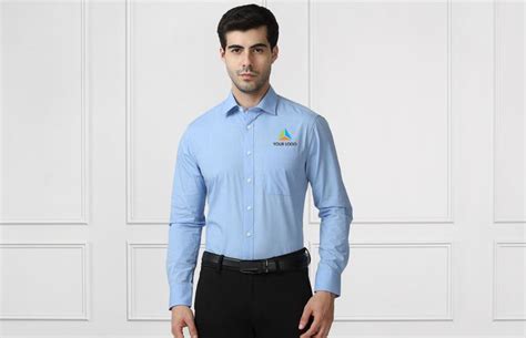 Custom Plain Shirt | Personalised Business Shirts with Logo & Name