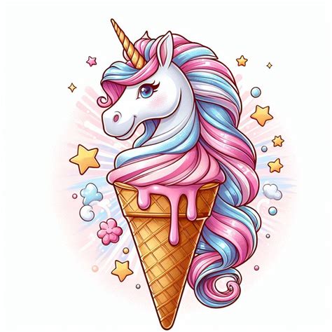 Delicious Unicorn Ice Cream Free Stock Photo - Public Domain Pictures