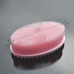 Exfoliating Silicone Body Scrubber Bath Brush Glowing Skin Silicone ...