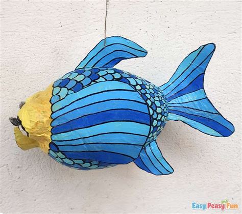 Image result for Paper Mache Pattern Fish