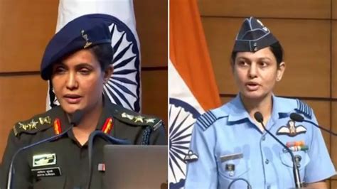 Operation Sindoor: Know about Wing Commander Vyomika Singh and Colonel ...