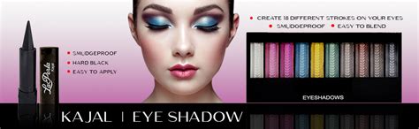 Adbeni Combo Makeup Set (10-Color Eyeshadow,Eyeliner, Lip Balm 3Pcs ...