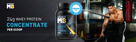 MuscleBlaze Raw Whey Protein Concentrate (Unflavoured, 1kg) | Light ...