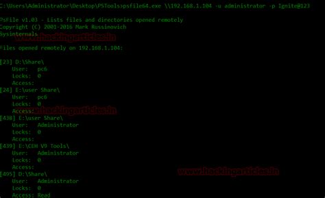 Remote Windows PC Enumeration using PSTools - Hacking Articles