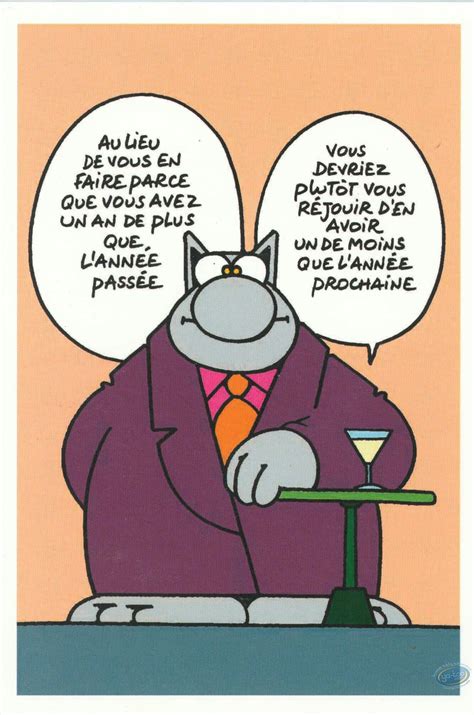 happy birthday | Le chat geluck, Voeux anniversaire humour, Humour ...