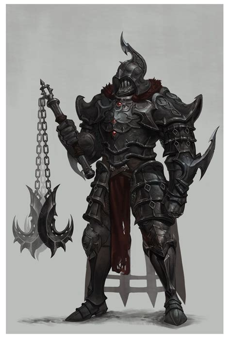Heavy armor, HyoUn Moon on ArtStation at https://www.artstation.com/artwork/kVron Fantasy Armor ...