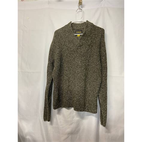 Cabela's Green V-neck Sweaters for Men | Mercari
