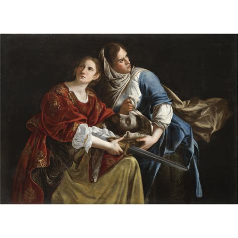 Orazio Gentileschi | Judith and her maidservant with the head of ...