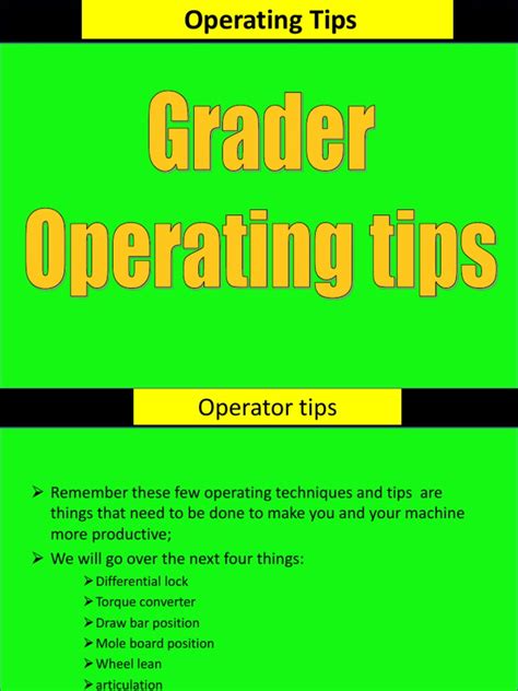 Image result for Grader Maintenance Tips
