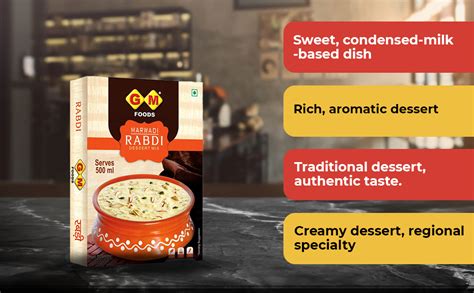 GM Foods Marwadi Rabdi Dessert Mix 100g (Pack Of 2) | Traditional ...