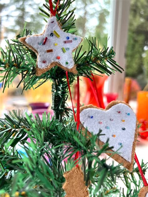DIY Sugar Cookie Felt Christmas Tree Ornaments - Create Whimsy