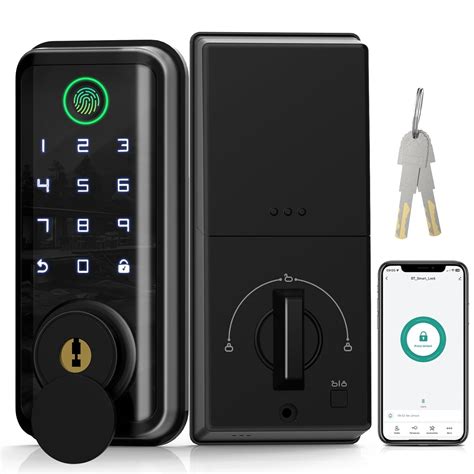 Eseesmart Smart Lock, Keyless Entry Door Lock, Smart Door Lock, Keypad ...