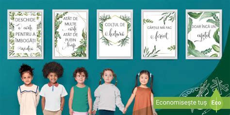 Colț de lectură pentru copii | Planșe Twinkl România