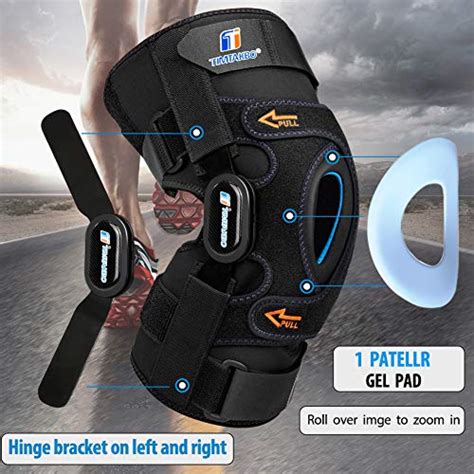 Buy Hinged Knee Brace,GEL Patella Support with Removable Dual Side ...