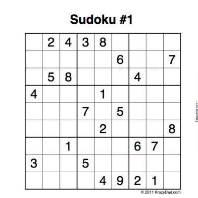 Easy Sudoku Printable 的图像结果