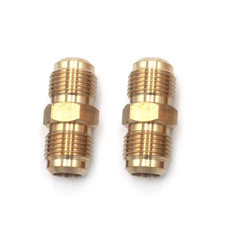Buy HANSUM3/8 Male Flare Adapter Metals Brass Fittings for Copper ...